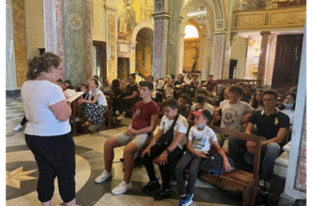 Tinerii români de la Paraclisul Centrului Eparhial Roma au mers pe urmele Sfinților la Veroli