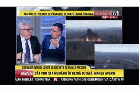 După Antena 3, a venit rândul România TV: au comentat un joc video, cu fostul ministru al apărării în direct